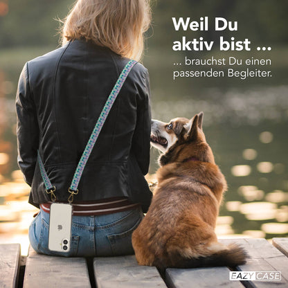 iPhone 17 MagSafe Handykette mit Boho Band verstellbar EAZY CASE 