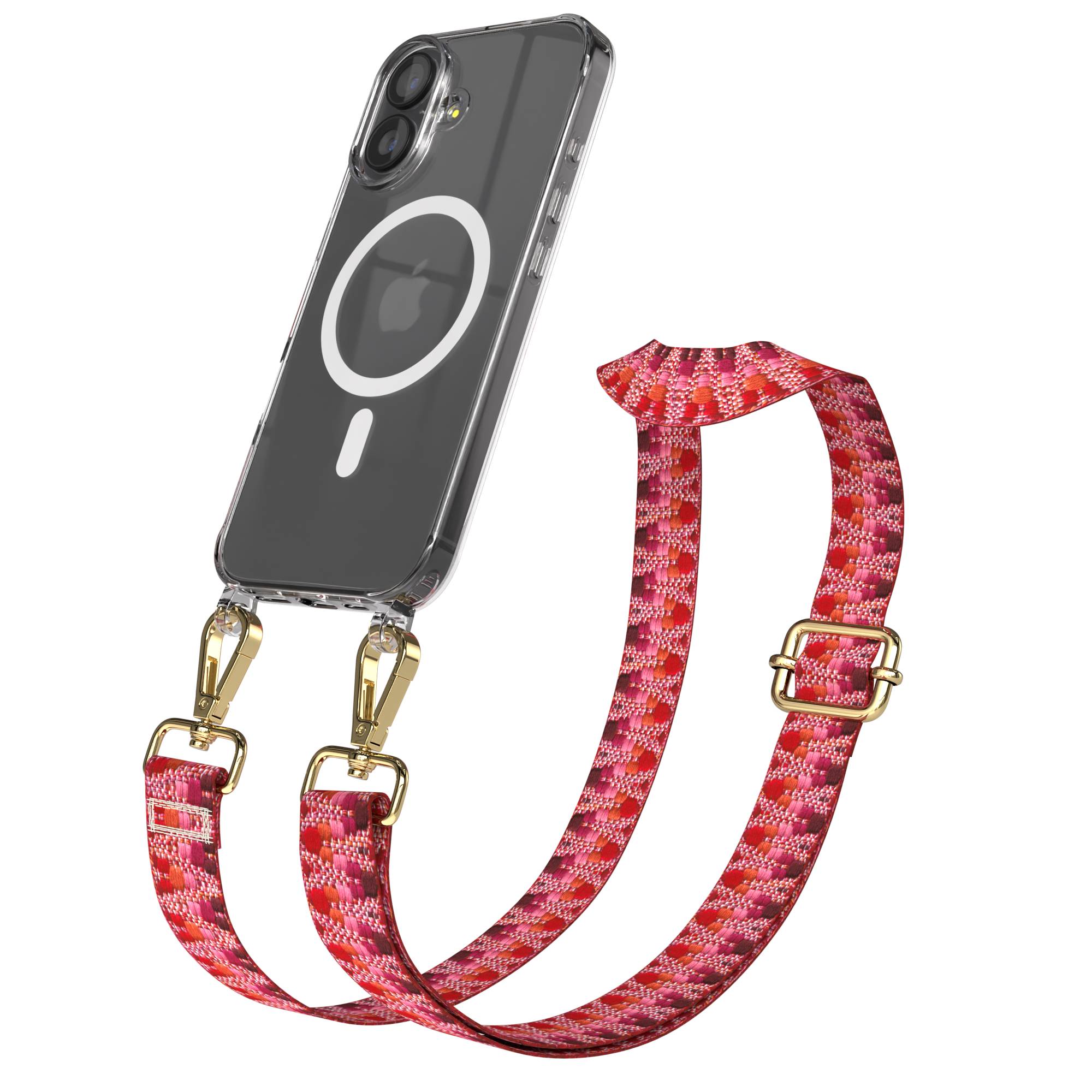 iPhone 17 MagSafe Handykette mit Boho Band verstellbar EAZY CASE 
