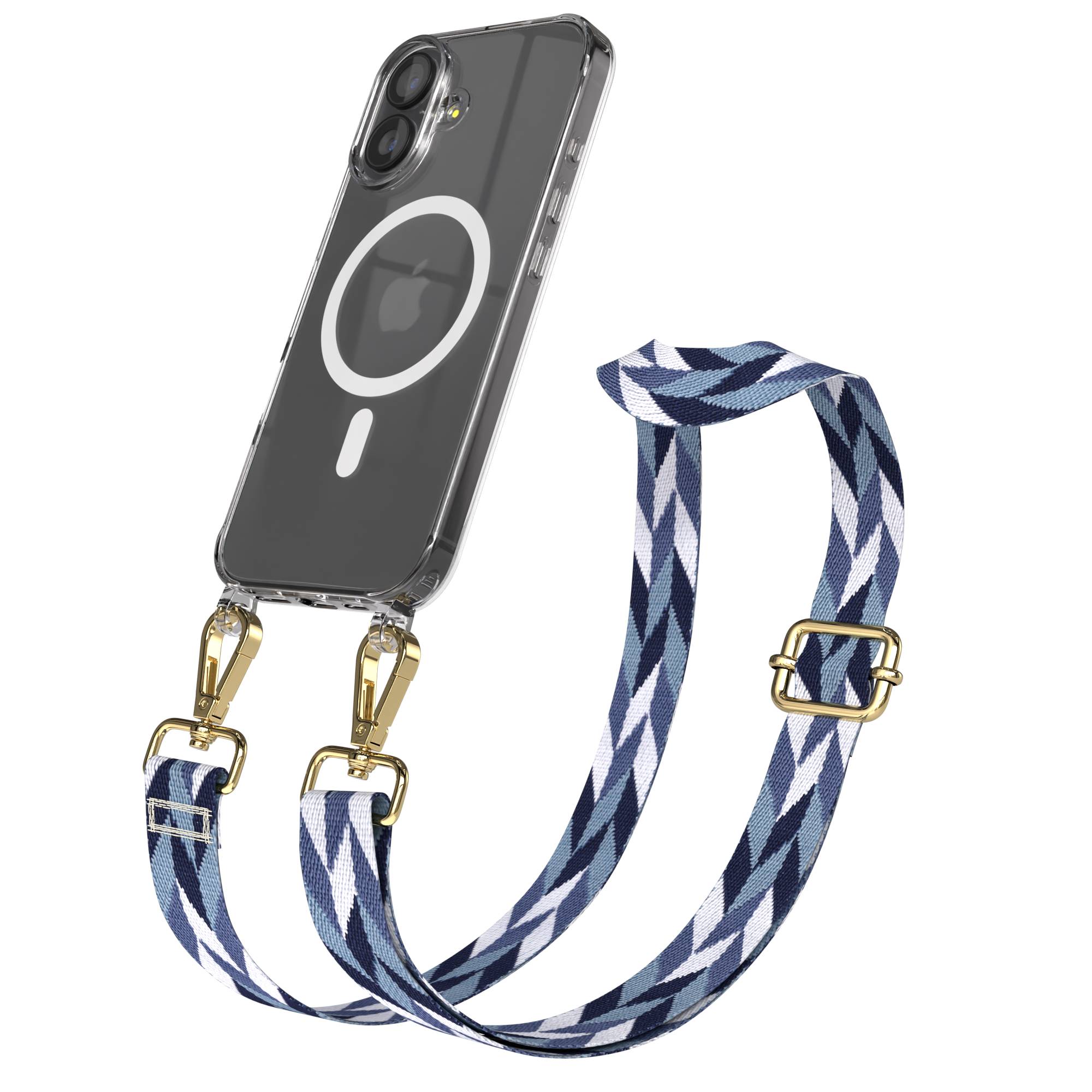iPhone 17 MagSafe Handykette mit Boho Band verstellbar EAZY CASE 