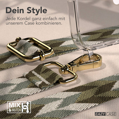 iPhone 17 MagSafe Handykette mit Boho Band verstellbar EAZY CASE 