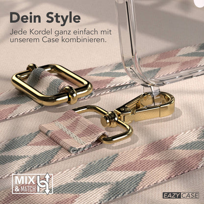 iPhone 17 MagSafe Handykette mit Boho Band verstellbar EAZY CASE 