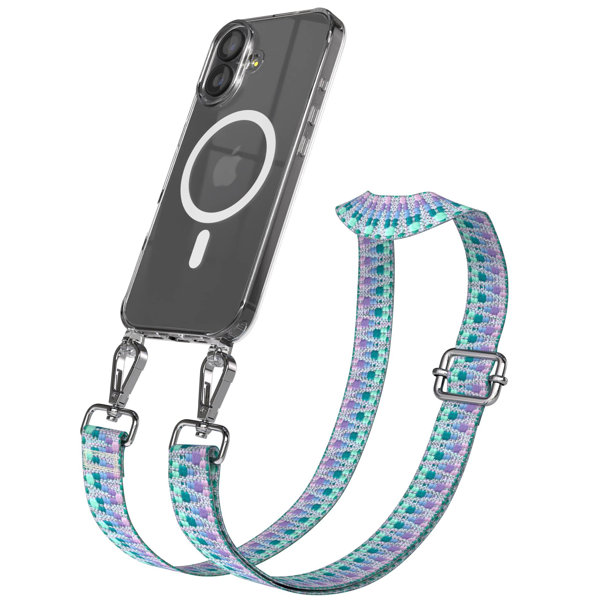 iPhone 17 MagSafe Handykette mit Boho Band verstellbar EAZY CASE 