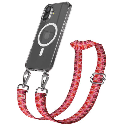 iPhone 17 MagSafe Handykette mit Boho Band verstellbar EAZY CASE 