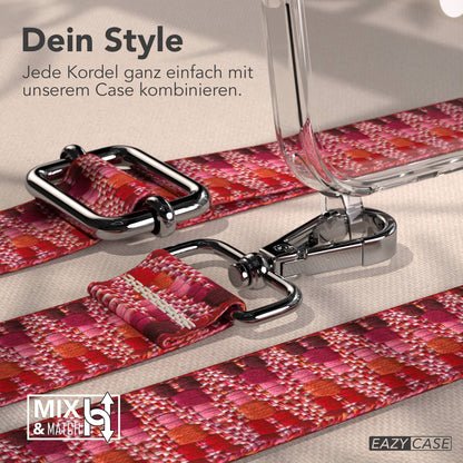 iPhone 17 MagSafe Handykette mit Boho Band verstellbar EAZY CASE 