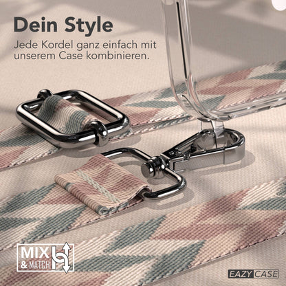 iPhone 17 MagSafe Handykette mit Boho Band verstellbar EAZY CASE 