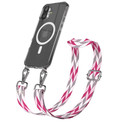 iPhone 17 MagSafe Handykette mit Boho Band verstellbar EAZY CASE 