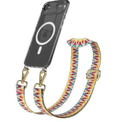 iPhone Air MagSafe Handykette mit Boho Band verstellbar 