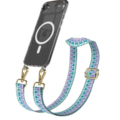 iPhone Air MagSafe Handykette mit Boho Band verstellbar 