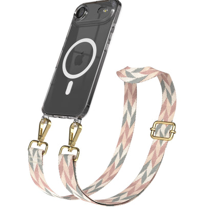 iPhone Air MagSafe Handykette mit Boho Band verstellbar 