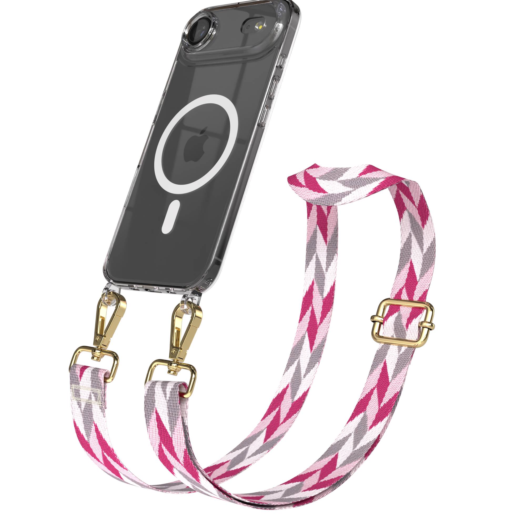 iPhone Air MagSafe Handykette mit Boho Band verstellbar 