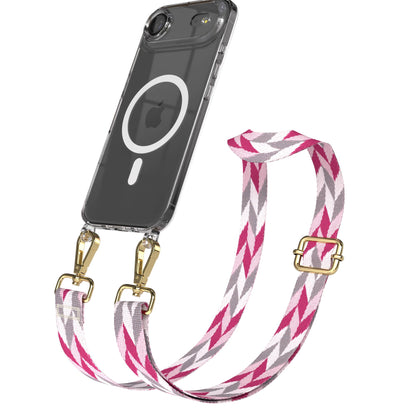 iPhone Air MagSafe Handykette mit Boho Band verstellbar 