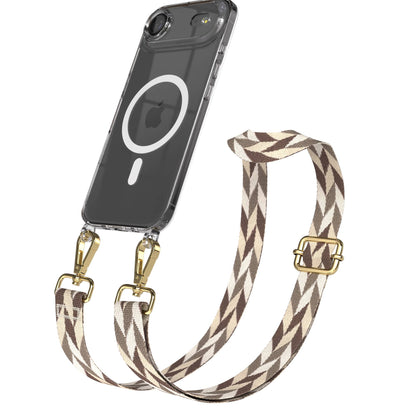 iPhone Air MagSafe Handykette mit Boho Band verstellbar 