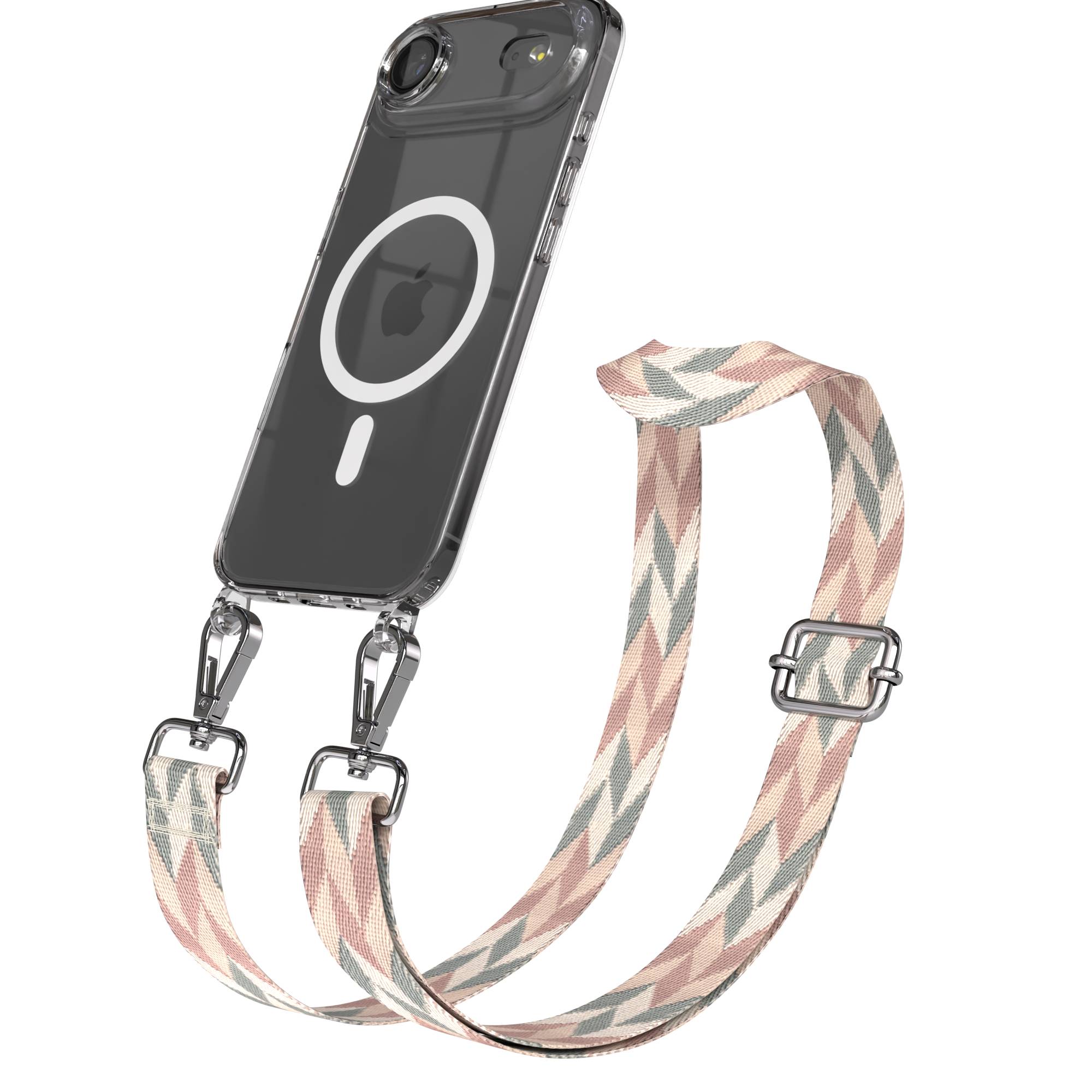 iPhone Air MagSafe Handykette mit Boho Band verstellbar 
