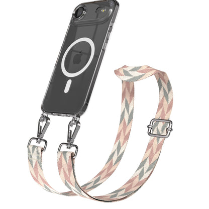 iPhone Air MagSafe Handykette mit Boho Band verstellbar 