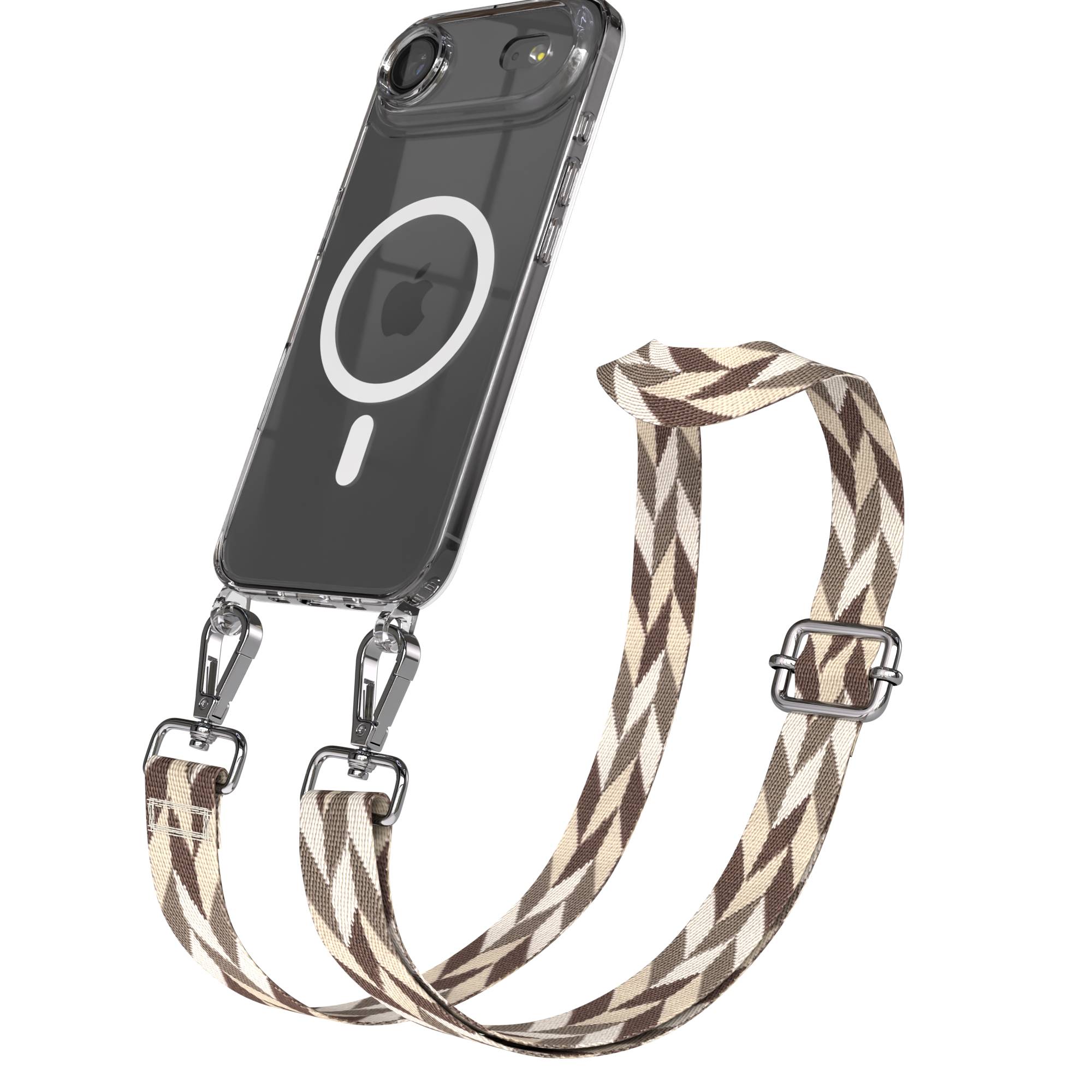 iPhone Air MagSafe Handykette mit Boho Band verstellbar 
