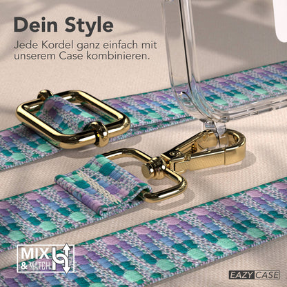 iPhone 17 Pro MagSafe Handykette mit verstellbarem Boho Band Tragekette 