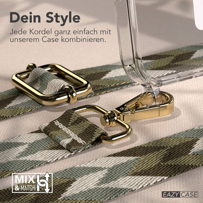 iPhone 17 Pro MagSafe Handykette mit verstellbarem Boho Band Tragekette 
