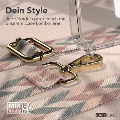 iPhone 17 Pro MagSafe Handykette mit verstellbarem Boho Band Tragekette 