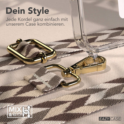 iPhone 17 Pro MagSafe Handykette mit verstellbarem Boho Band Tragekette 