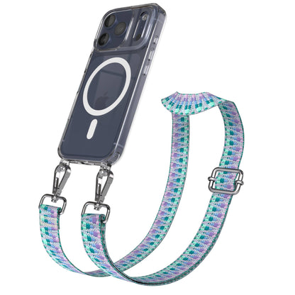 iPhone 17 Pro MagSafe Handykette mit verstellbarem Boho Band Tragekette 