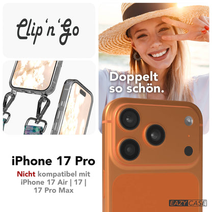 iPhone 17 Pro MagSafe Handykette mit verstellbarem Boho Band Tragekette 