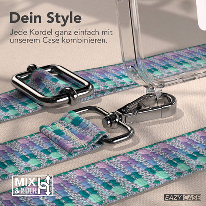 iPhone 17 Pro MagSafe Handykette mit verstellbarem Boho Band Tragekette 