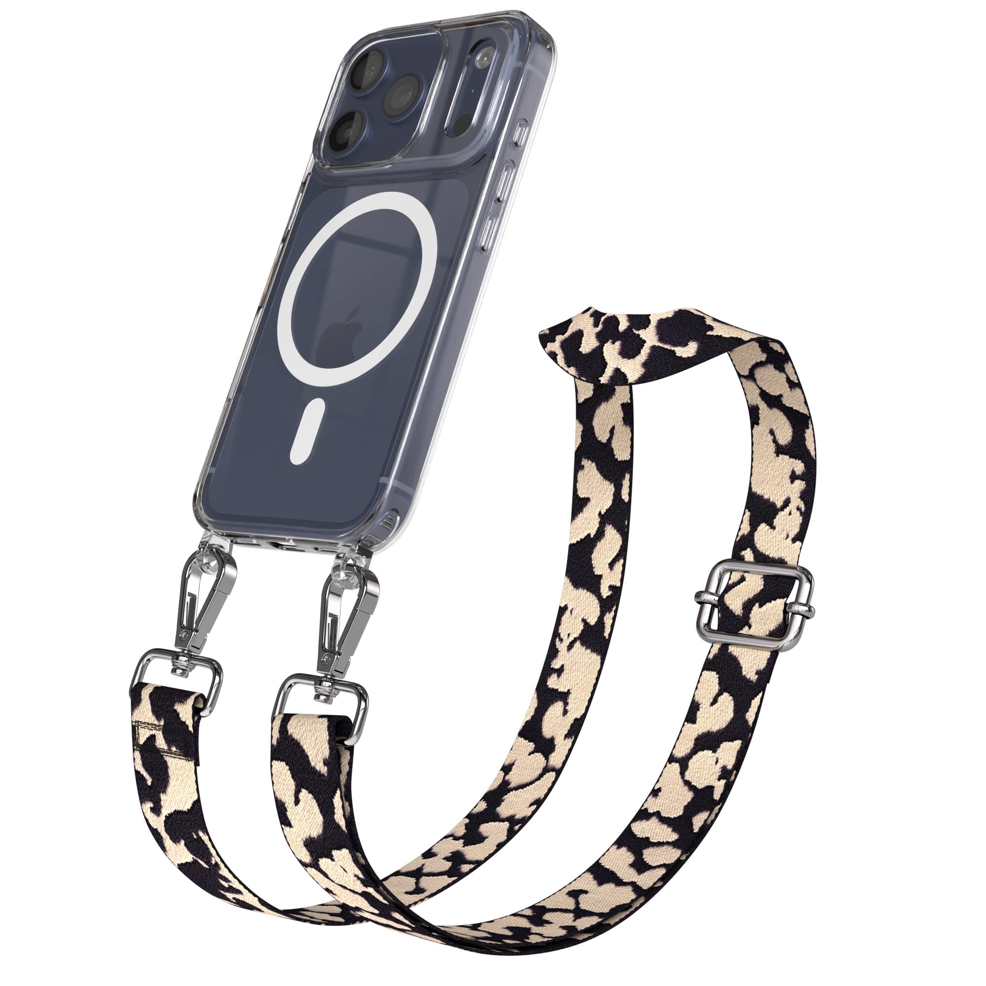 iPhone 17 Pro MagSafe Handykette mit verstellbarem Boho Band Tragekette 