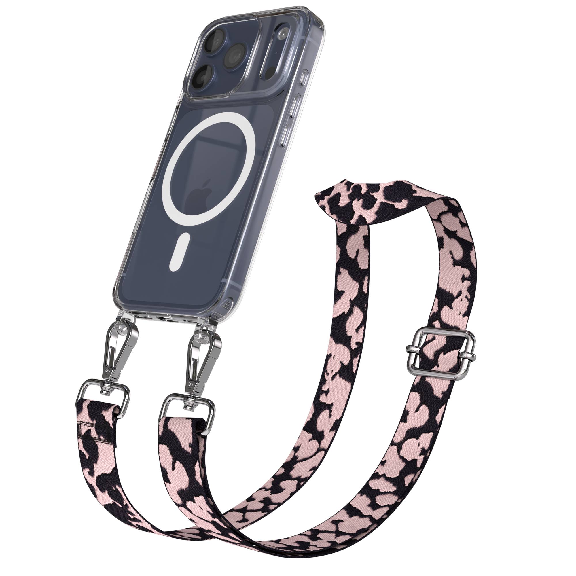 iPhone 17 Pro MagSafe Handykette mit verstellbarem Boho Band Tragekette 