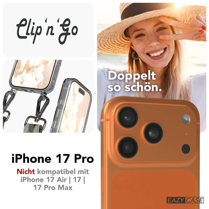 iPhone 17 Pro MagSafe Handykette mit verstellbarem Boho Band Tragekette 