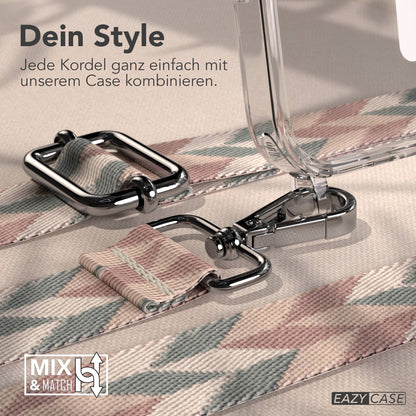 iPhone 17 Pro MagSafe Handykette mit verstellbarem Boho Band Tragekette 