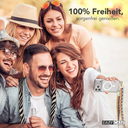 iPhone 17 Pro Max Handykette mit MagSafe und verstellbarem Boho Band 