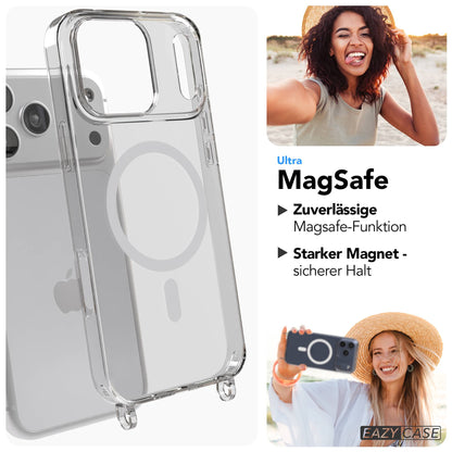 iPhone 17 Pro Max Handykette mit MagSafe und verstellbarem Boho Band 