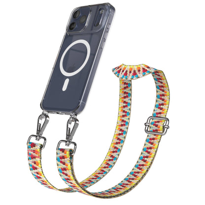 iPhone 17 Pro Max Handykette mit MagSafe und verstellbarem Boho Band 
