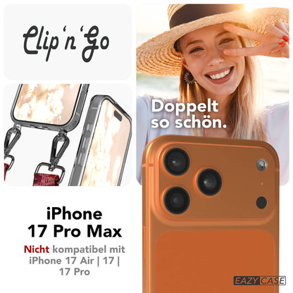 iPhone 17 Pro Max Handykette mit MagSafe und verstellbarem Boho Band 