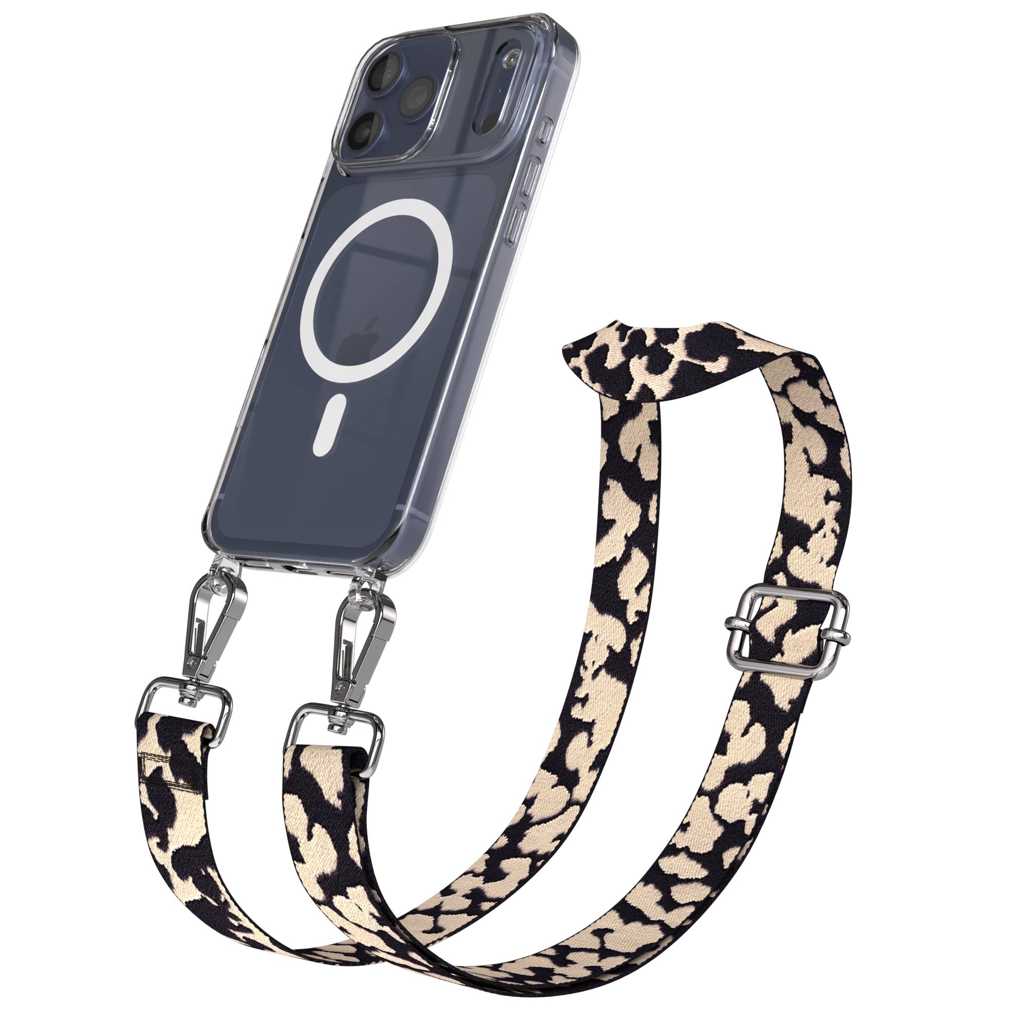 iPhone 17 Pro Max Handykette mit MagSafe und verstellbarem Boho Band 