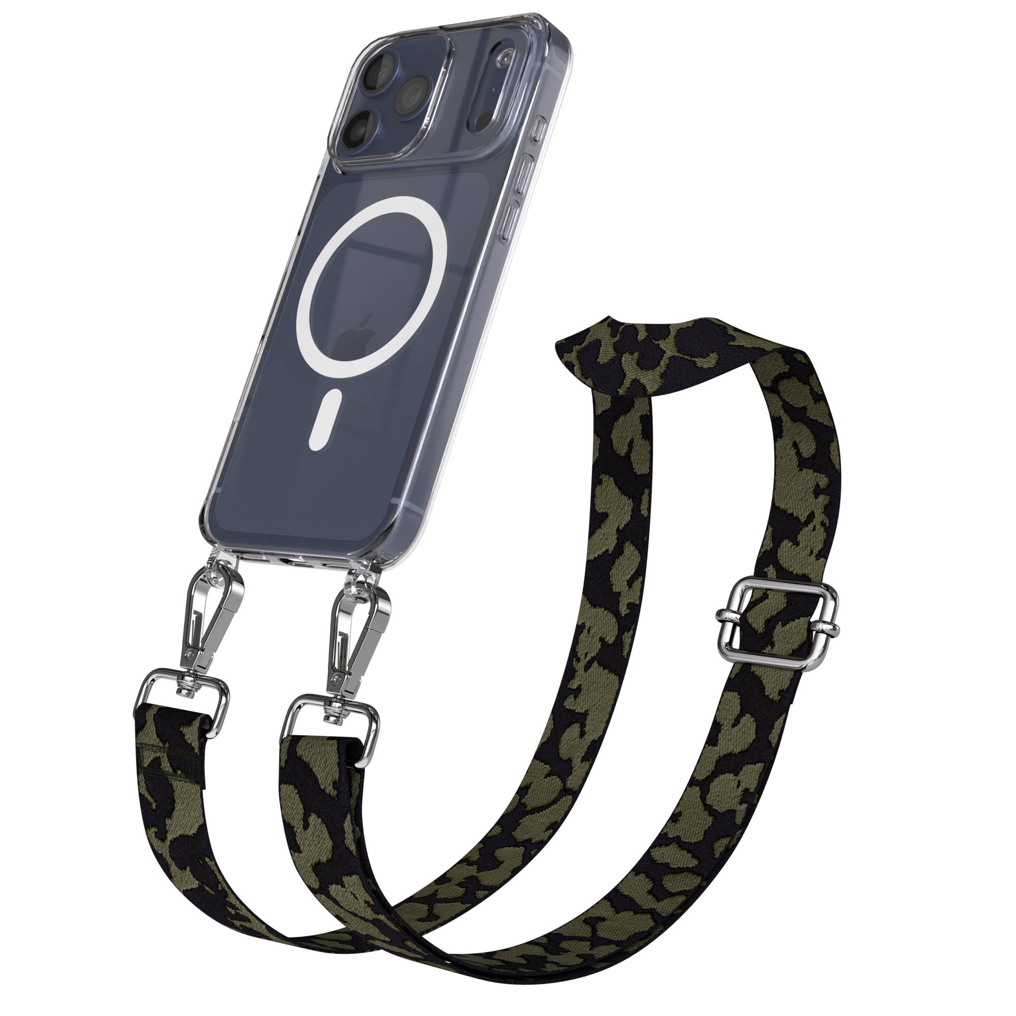 iPhone 17 Pro Max Handykette mit MagSafe und verstellbarem Boho Band 
