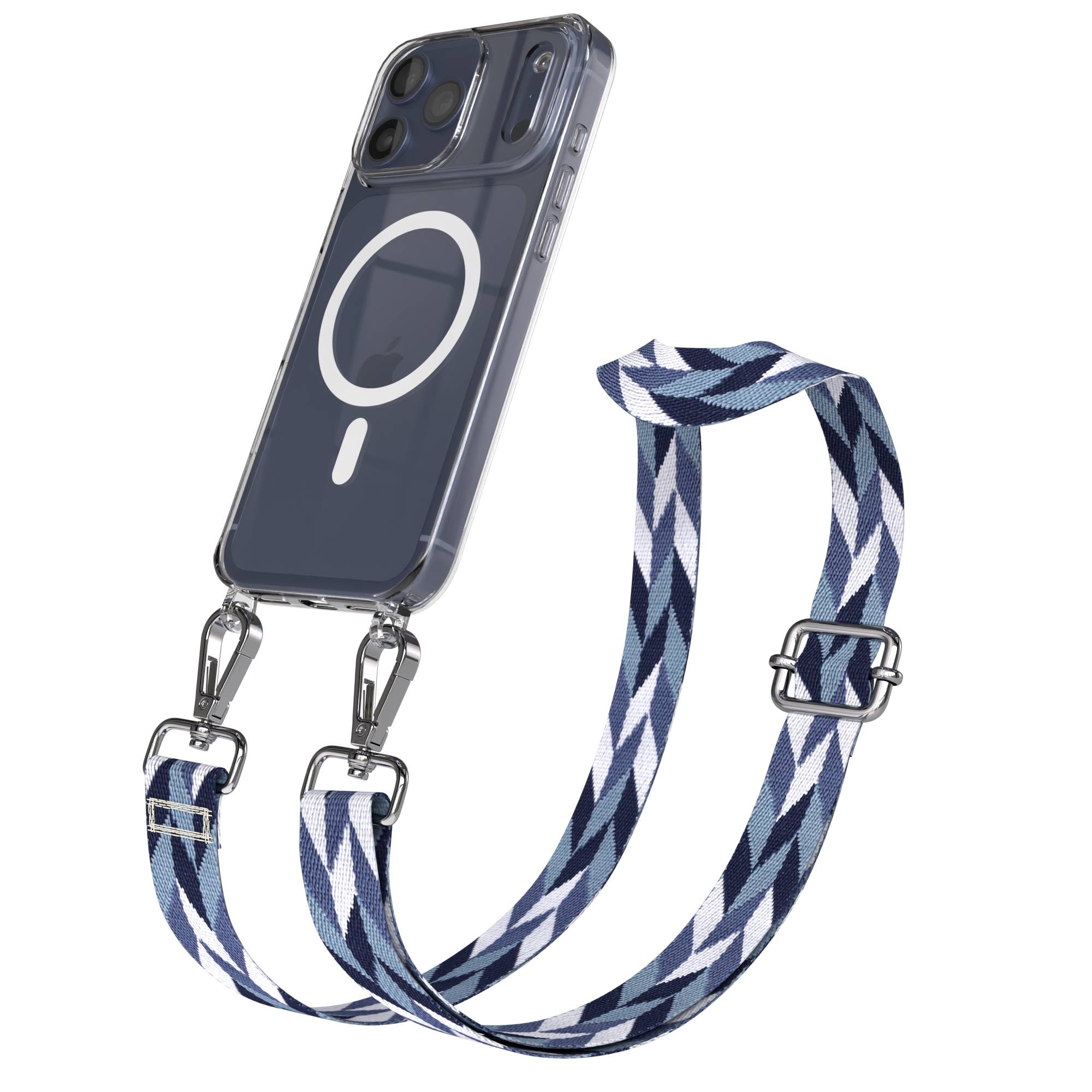 iPhone 17 Pro Max Handykette mit MagSafe und verstellbarem Boho Band 
