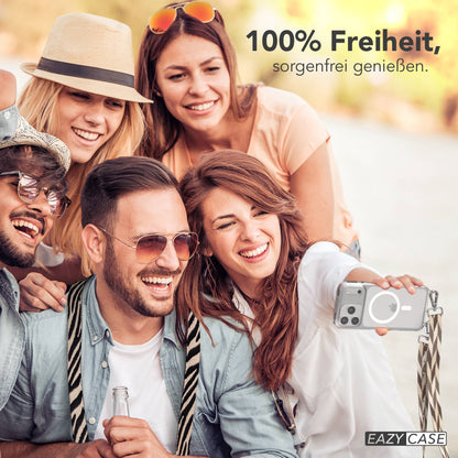 iPhone 17 Pro Max Handykette mit MagSafe und verstellbarem Boho Band 
