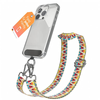 Universal Handykette mit verstellbarem Riemen und Karabinerhaken EAZY CASE 