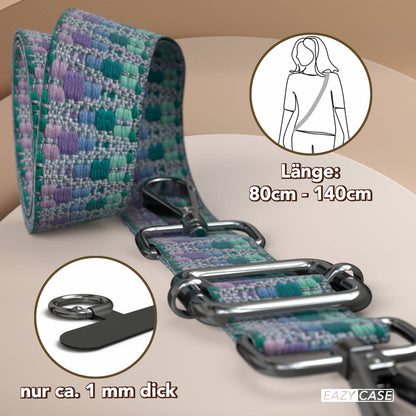 Universal Handykette mit verstellbarem Riemen und Karabinerhaken EAZY CASE 