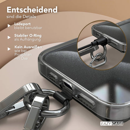 Universal Handykette mit verstellbarem Riemen und Karabinerhaken EAZY CASE 