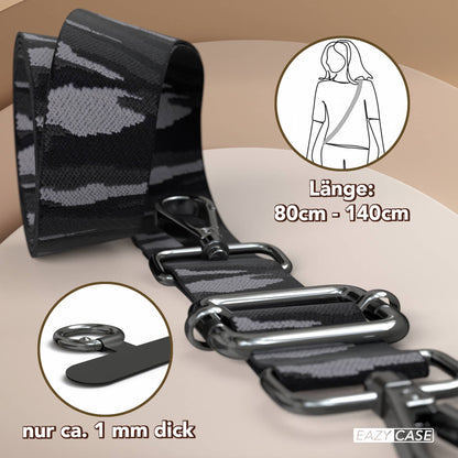 Universal Handykette mit verstellbarem Riemen und Karabinerhaken EAZY CASE 