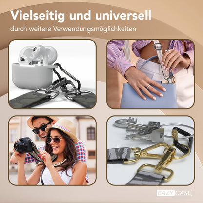 Universal Handykette mit verstellbarem Riemen und Karabinerhaken EAZY CASE 