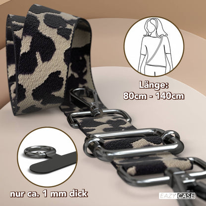 Universal Handykette mit verstellbarem Riemen und Karabinerhaken EAZY CASE 