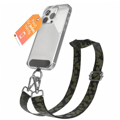 Universal Handykette mit verstellbarem Riemen und Karabinerhaken EAZY CASE 
