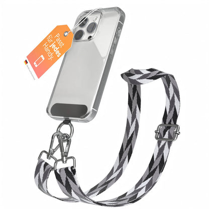 Universal Handykette mit verstellbarem Riemen und Karabinerhaken EAZY CASE 