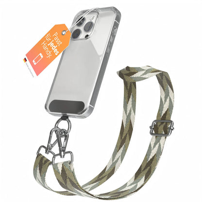 Universal Handykette mit verstellbarem Riemen und Karabinerhaken EAZY CASE 