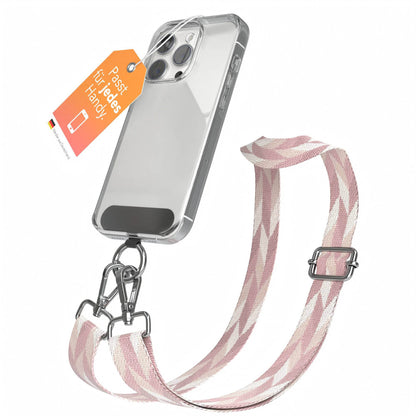 Universal Handykette mit verstellbarem Riemen und Karabinerhaken EAZY CASE 