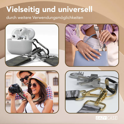 Universal Handykette mit verstellbarem Riemen und Karabinerhaken EAZY CASE 