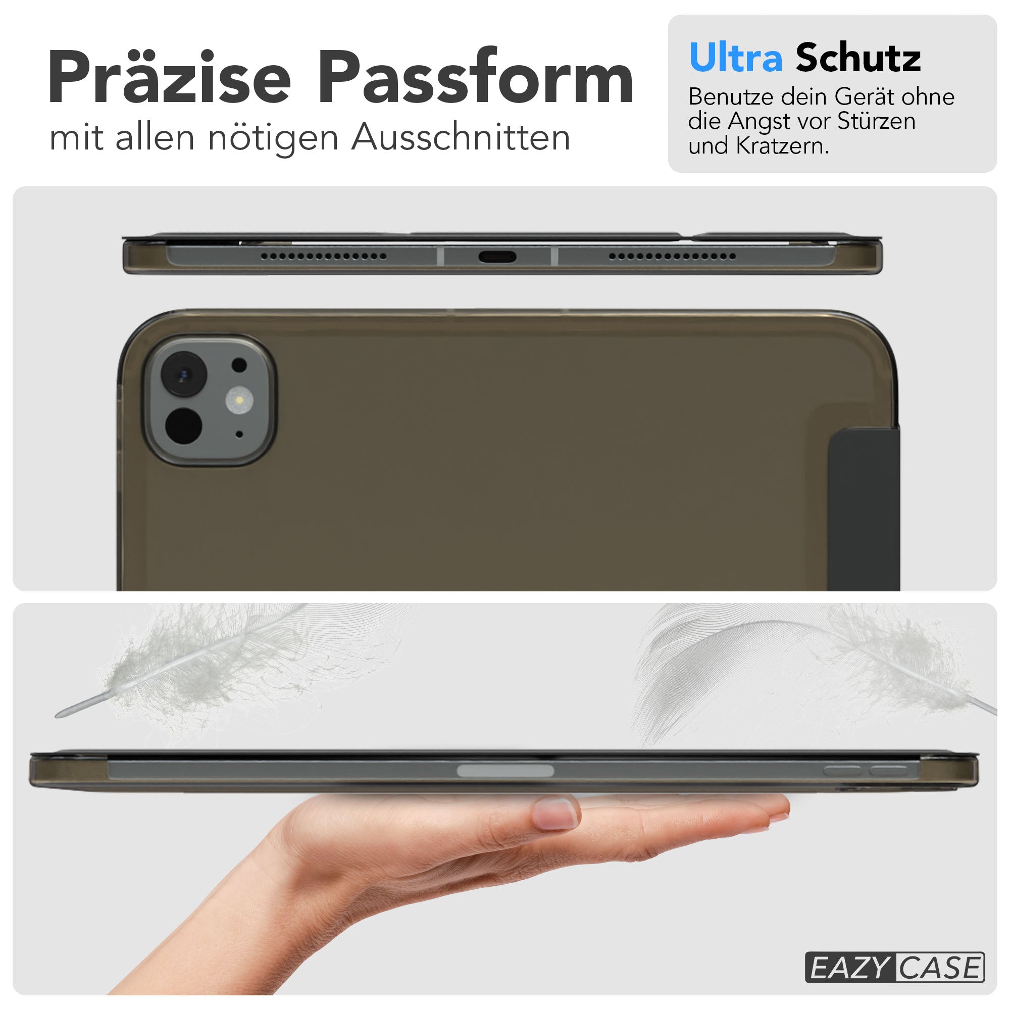 iPad Pro 11 Zoll 2025 Smartcase mit Aufstellfunktion von EAZY CASE 